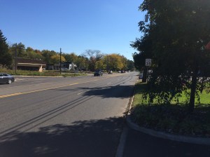 Busy Roads with No Shoulders or Sidewalks